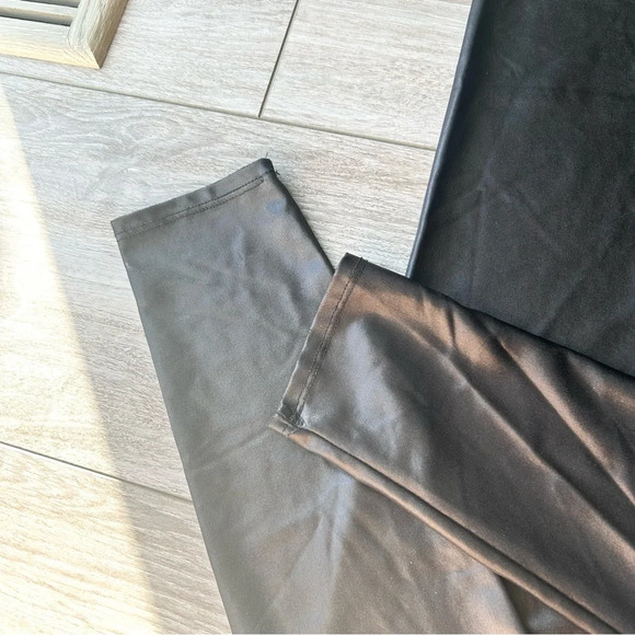 Sakkas Faux Leather High Waist Leggings Made in USA - Picture 7 of 12